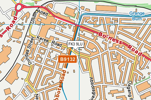 FK3 9LU map - OS VectorMap District (Ordnance Survey)