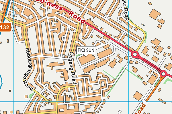 FK3 9UN map - OS VectorMap District (Ordnance Survey)