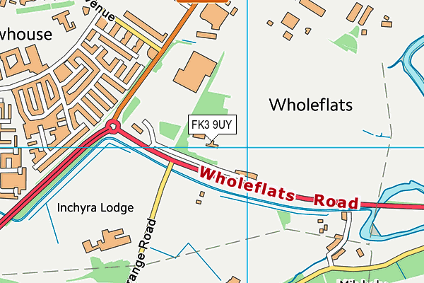 FK3 9UY map - OS VectorMap District (Ordnance Survey)