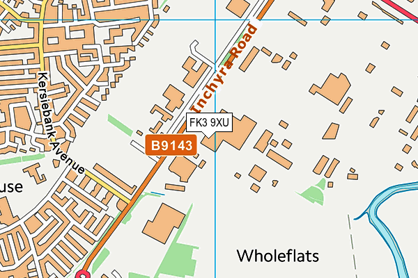 FK3 9XU map - OS VectorMap District (Ordnance Survey)