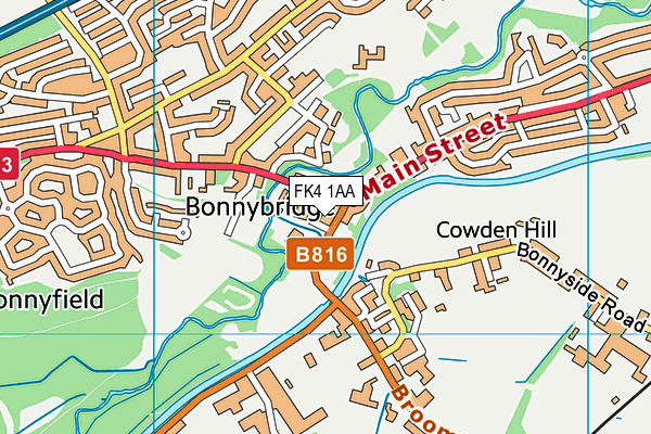 FK4 1AA map - OS VectorMap District (Ordnance Survey)