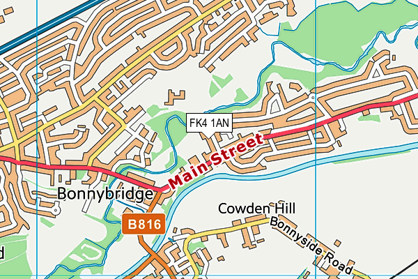 FK4 1AN map - OS VectorMap District (Ordnance Survey)