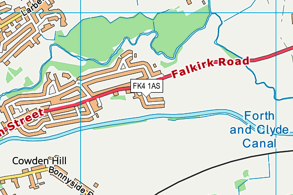 FK4 1AS map - OS VectorMap District (Ordnance Survey)