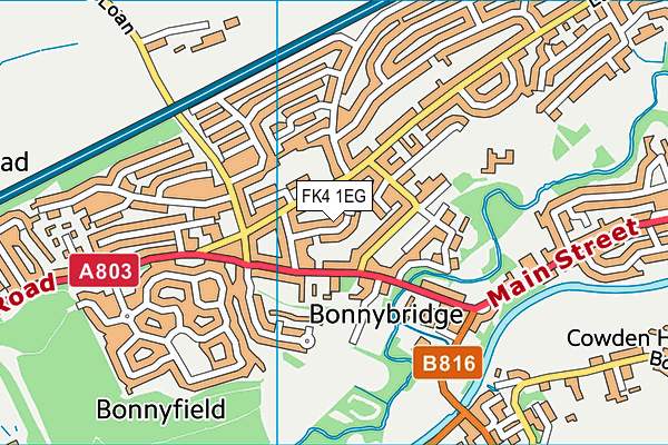 FK4 1EG map - OS VectorMap District (Ordnance Survey)