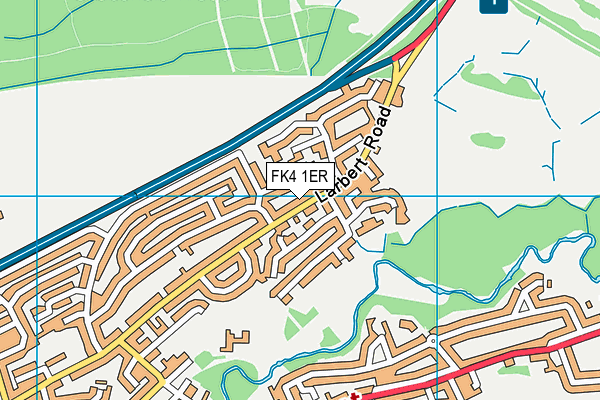 FK4 1ER map - OS VectorMap District (Ordnance Survey)