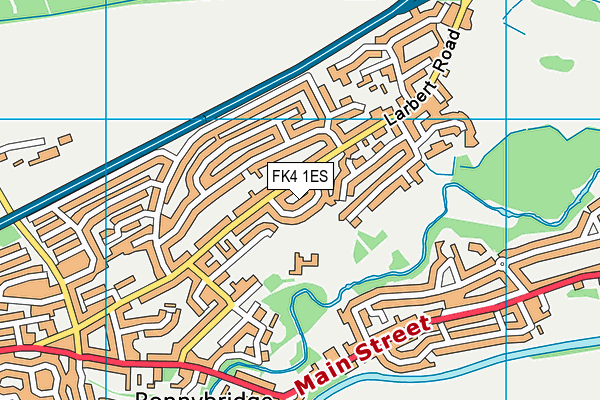 FK4 1ES map - OS VectorMap District (Ordnance Survey)