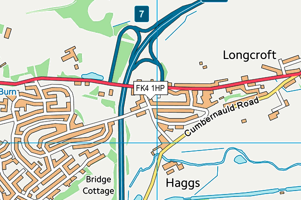 FK4 1HP map - OS VectorMap District (Ordnance Survey)