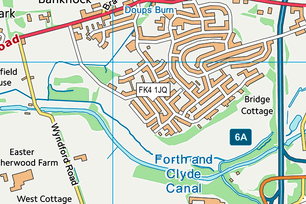 FK4 1JQ map - OS VectorMap District (Ordnance Survey)