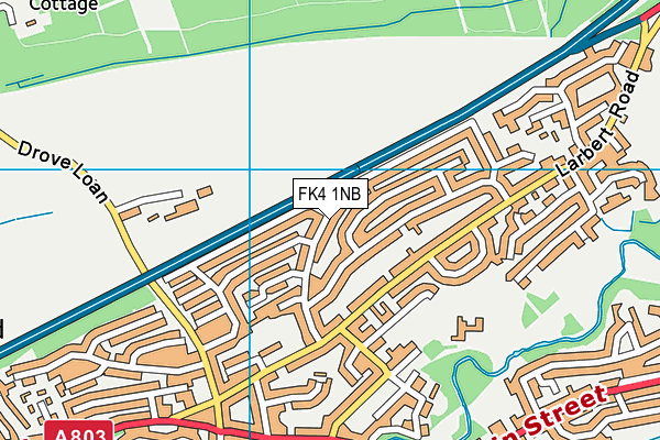 FK4 1NB map - OS VectorMap District (Ordnance Survey)