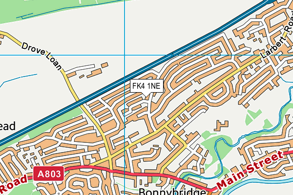 FK4 1NE map - OS VectorMap District (Ordnance Survey)