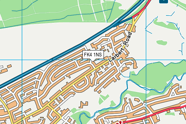 FK4 1NS map - OS VectorMap District (Ordnance Survey)