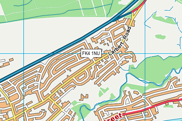 FK4 1NU map - OS VectorMap District (Ordnance Survey)