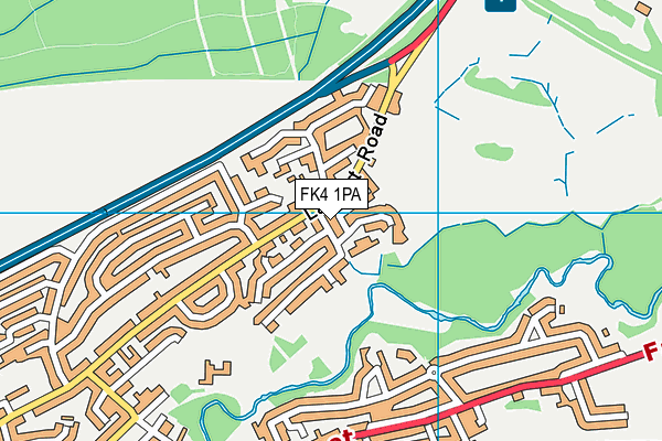 FK4 1PA map - OS VectorMap District (Ordnance Survey)