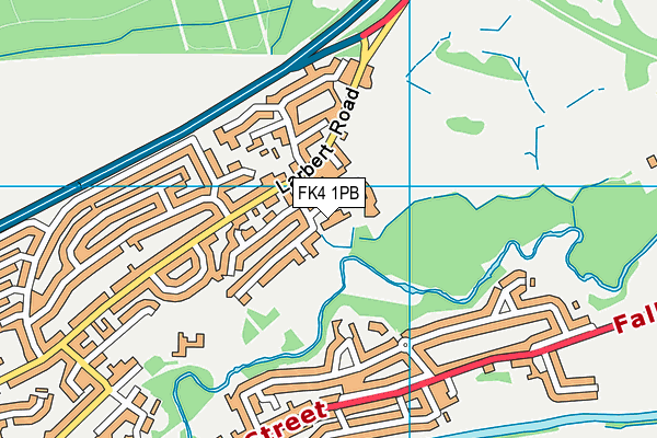 FK4 1PB map - OS VectorMap District (Ordnance Survey)