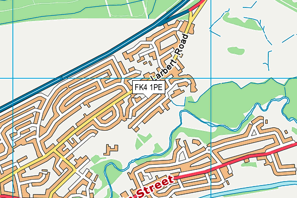 FK4 1PE map - OS VectorMap District (Ordnance Survey)