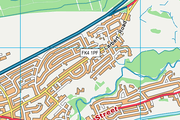 FK4 1PF map - OS VectorMap District (Ordnance Survey)