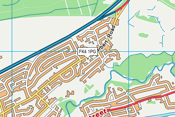 FK4 1PG map - OS VectorMap District (Ordnance Survey)