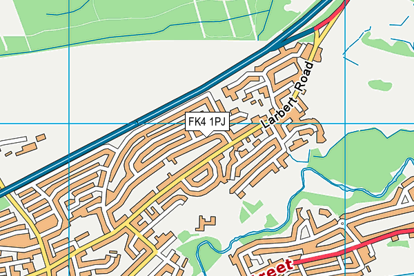 FK4 1PJ map - OS VectorMap District (Ordnance Survey)