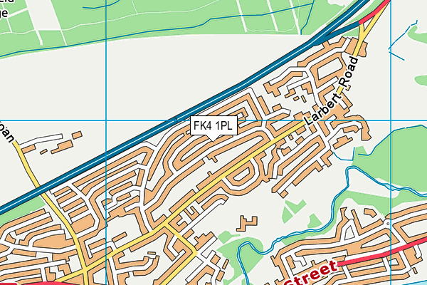 FK4 1PL map - OS VectorMap District (Ordnance Survey)
