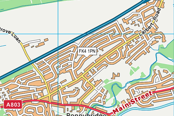 FK4 1PN map - OS VectorMap District (Ordnance Survey)