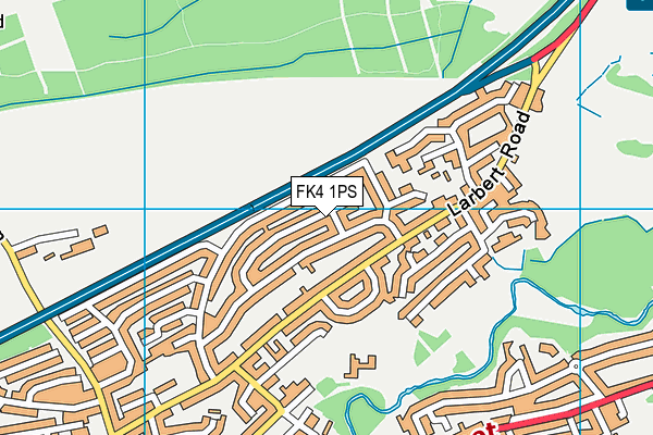 FK4 1PS map - OS VectorMap District (Ordnance Survey)