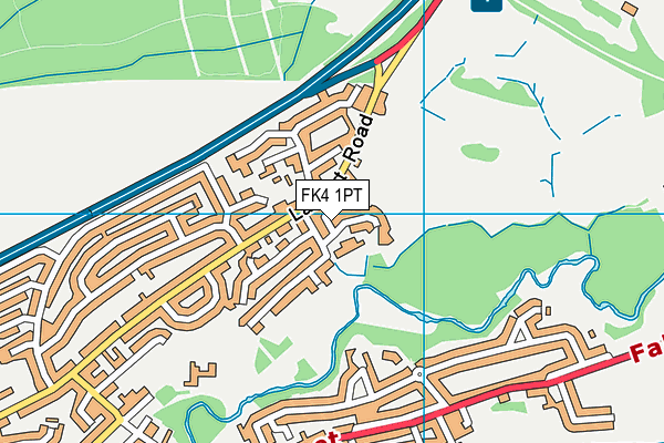FK4 1PT map - OS VectorMap District (Ordnance Survey)