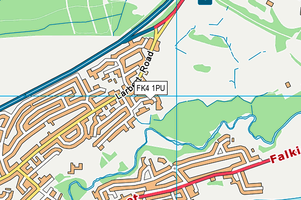 FK4 1PU map - OS VectorMap District (Ordnance Survey)