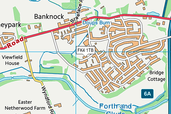 FK4 1TB map - OS VectorMap District (Ordnance Survey)