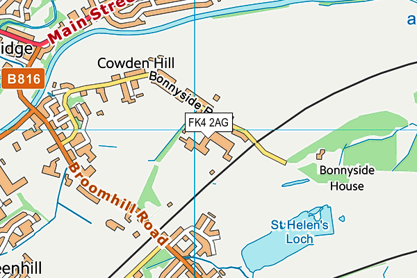 Map of BONNYSIDE ENGINEERING LIMITED at district scale