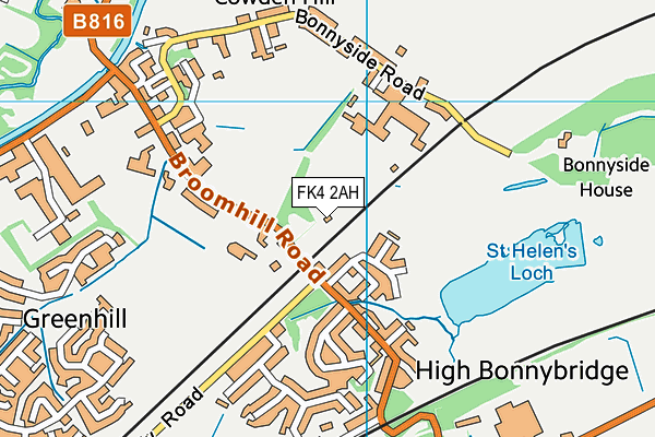 FK4 2AH map - OS VectorMap District (Ordnance Survey)