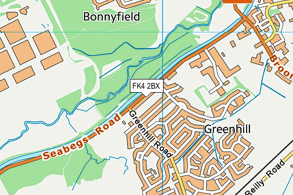 FK4 2BX map - OS VectorMap District (Ordnance Survey)