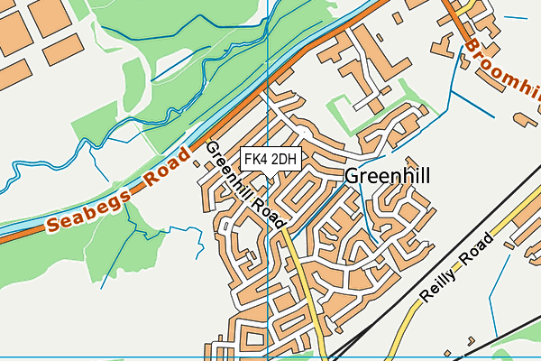 FK4 2DH map - OS VectorMap District (Ordnance Survey)