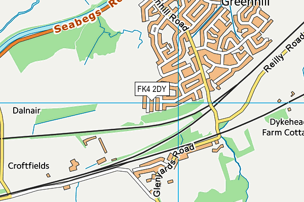 FK4 2DY map - OS VectorMap District (Ordnance Survey)