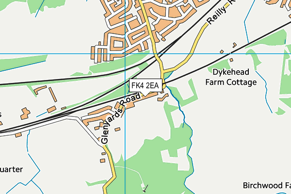 FK4 2EA map - OS VectorMap District (Ordnance Survey)