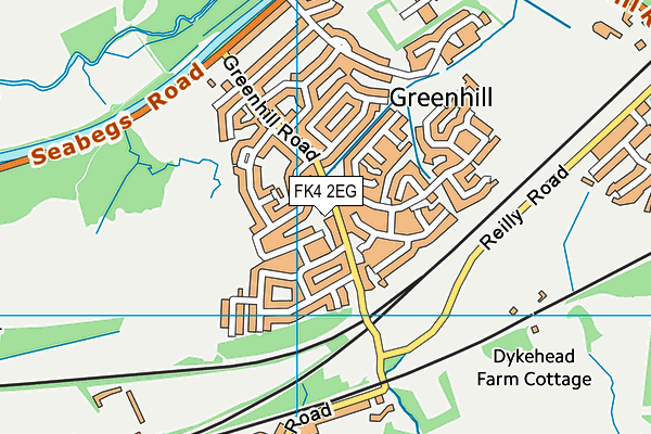 FK4 2EG map - OS VectorMap District (Ordnance Survey)