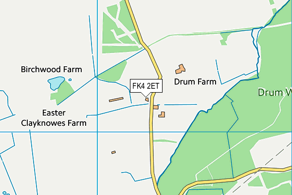 FK4 2ET map - OS VectorMap District (Ordnance Survey)