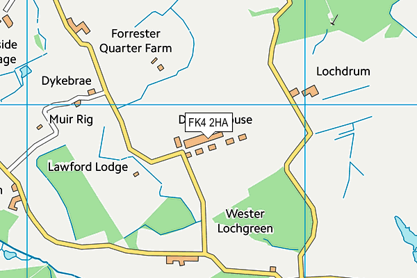 FK4 2HA map - OS VectorMap District (Ordnance Survey)