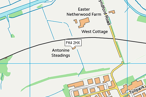 FK4 2HX map - OS VectorMap District (Ordnance Survey)