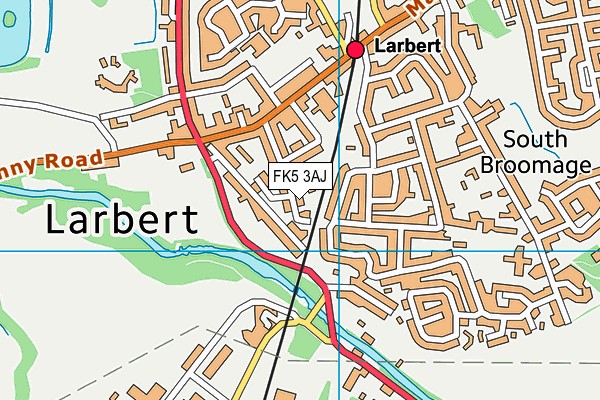 FK5 3AJ map - OS VectorMap District (Ordnance Survey)