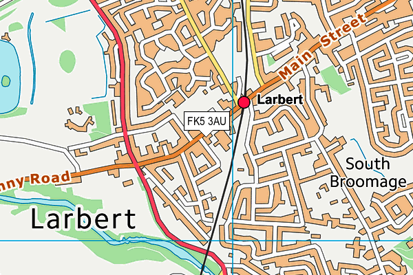 FK5 3AU map - OS VectorMap District (Ordnance Survey)