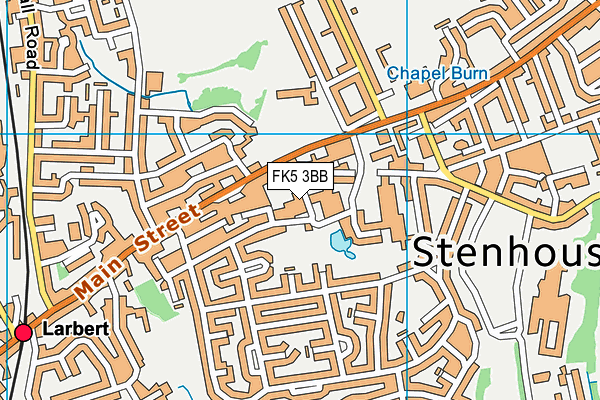 FK5 3BB map - OS VectorMap District (Ordnance Survey)