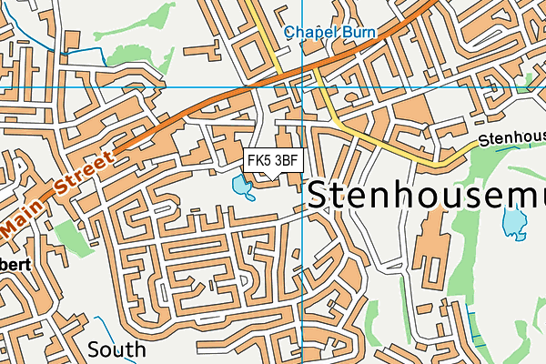 FK5 3BF map - OS VectorMap District (Ordnance Survey)