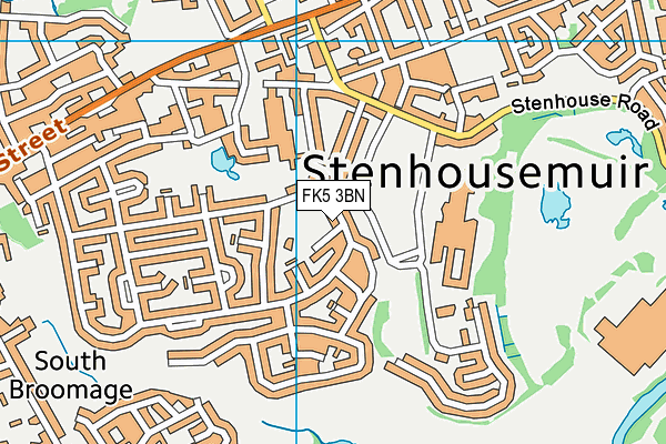 FK5 3BN map - OS VectorMap District (Ordnance Survey)