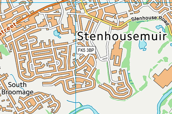 FK5 3BP map - OS VectorMap District (Ordnance Survey)