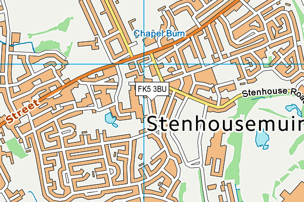 FK5 3BU map - OS VectorMap District (Ordnance Survey)