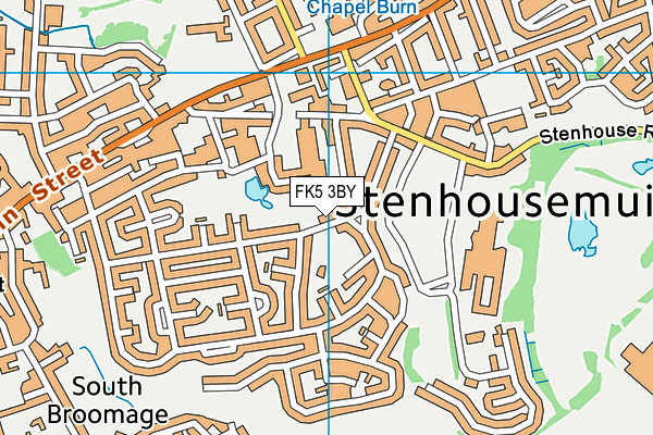 FK5 3BY map - OS VectorMap District (Ordnance Survey)