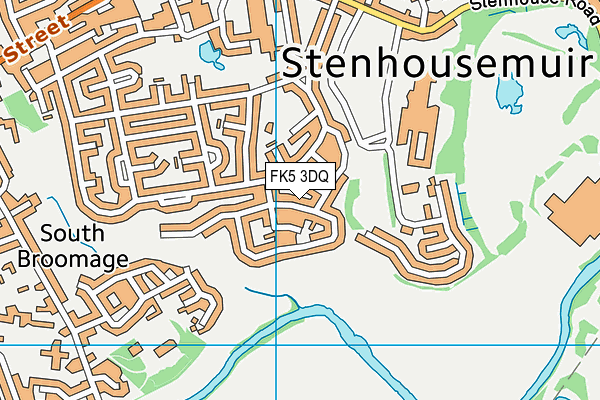 FK5 3DQ map - OS VectorMap District (Ordnance Survey)