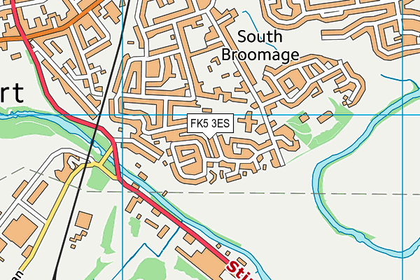 FK5 3ES map - OS VectorMap District (Ordnance Survey)