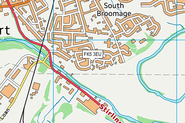 FK5 3EU map - OS VectorMap District (Ordnance Survey)