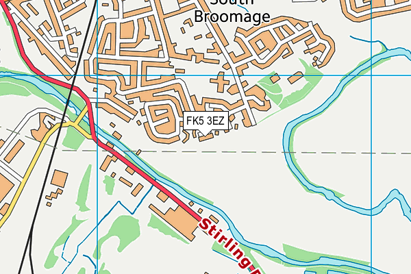 FK5 3EZ map - OS VectorMap District (Ordnance Survey)
